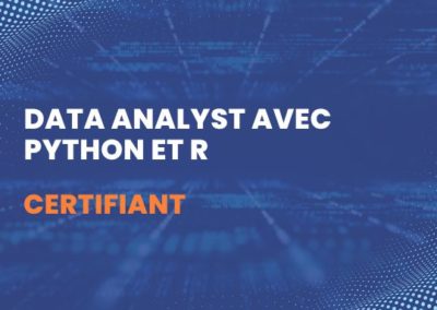 Formation Data analyst avec Python et R