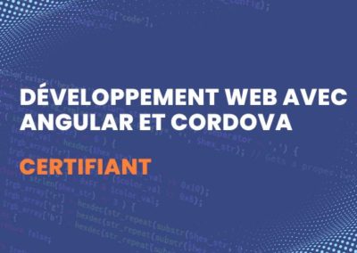 Formation Développement Web avec Angular et Cordova