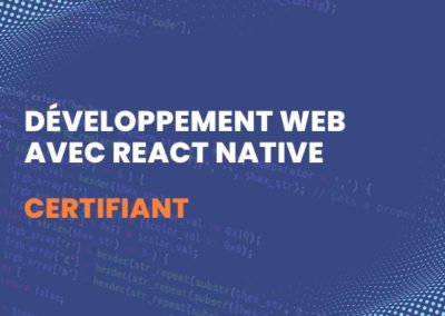 Formation Développement Web avec React Native