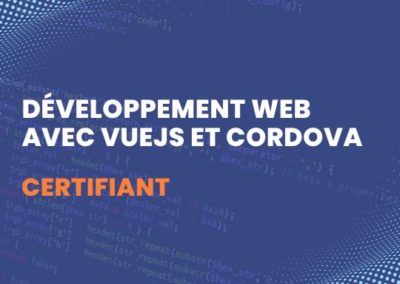 Formation Développement Web avec VueJS et cordova