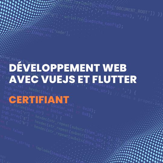 Formation Développement Web avec VueJS et flutter