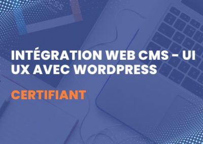 Formation Intégration Web CMS – UI UX avec WordPress